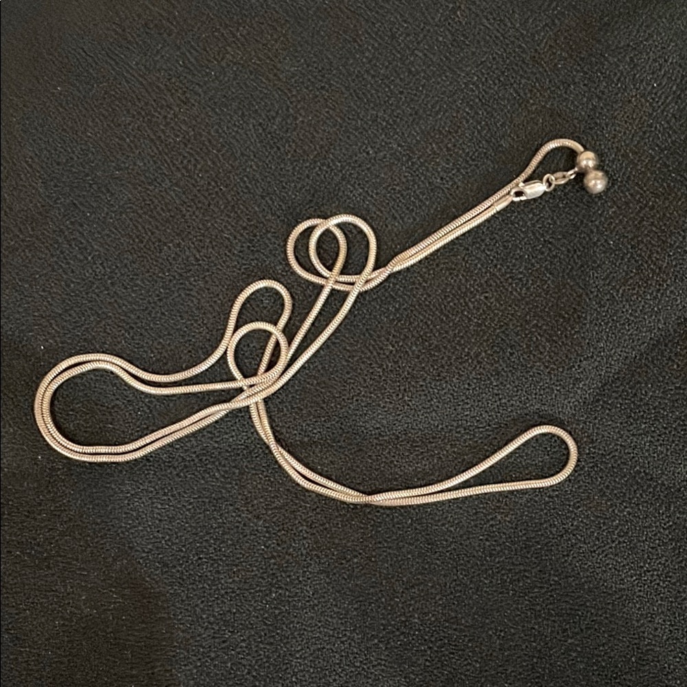 Adjustable Sterling Silver Chain